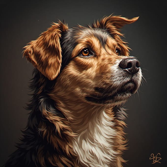 paint stunning pet portrait