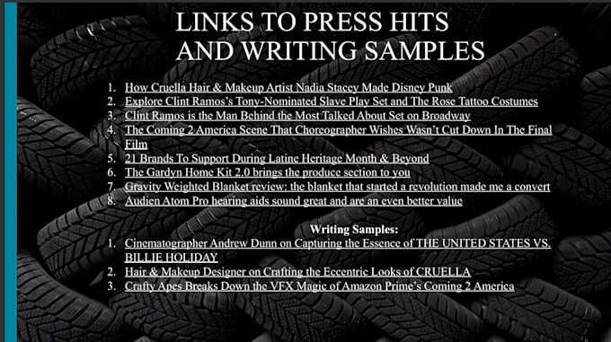 write press releases, media pitches, and PR content