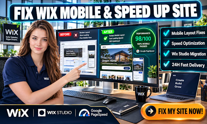 fix wix mobile responsiveness speed up wix or convert to wix studio
