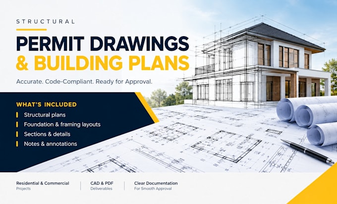 do structural permit drawings and building plans