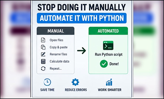 build a python script to automate your repetitive tasks