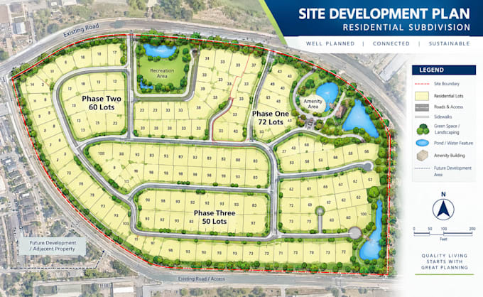 create residential subdivision and land development plans