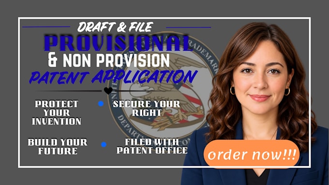 draft and file provisional and non provisional patent