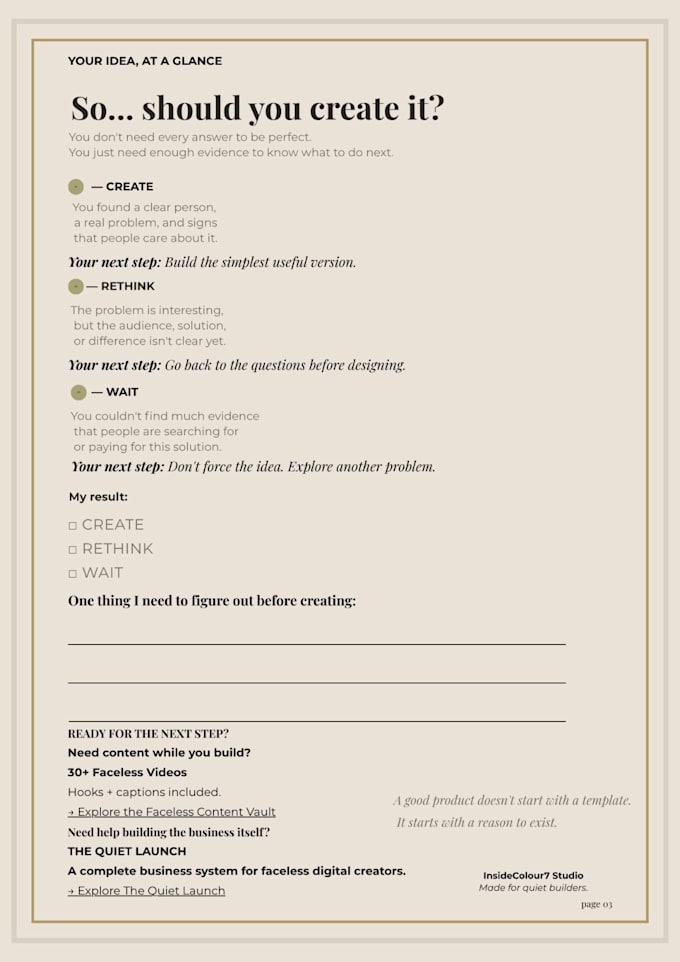 design workbook and planner