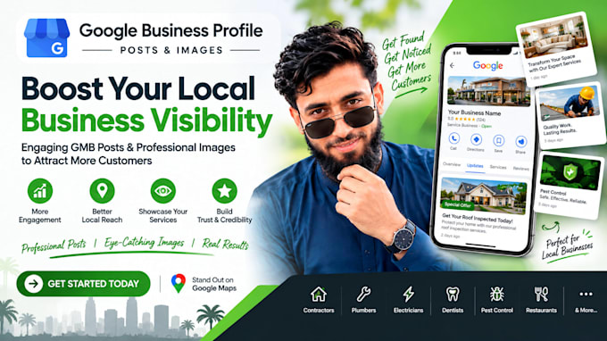 create google business profile posts and images for your local business