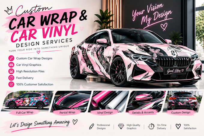 design van wrap, car wrap, and vinyl wrap for any vehicle