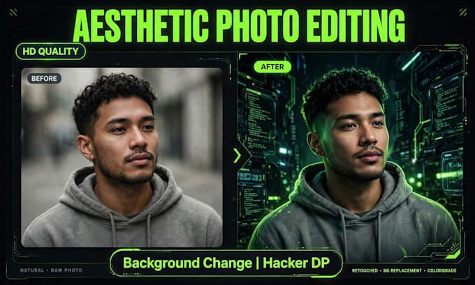 do aesthetic photo editing, hacker dp and hd background editing