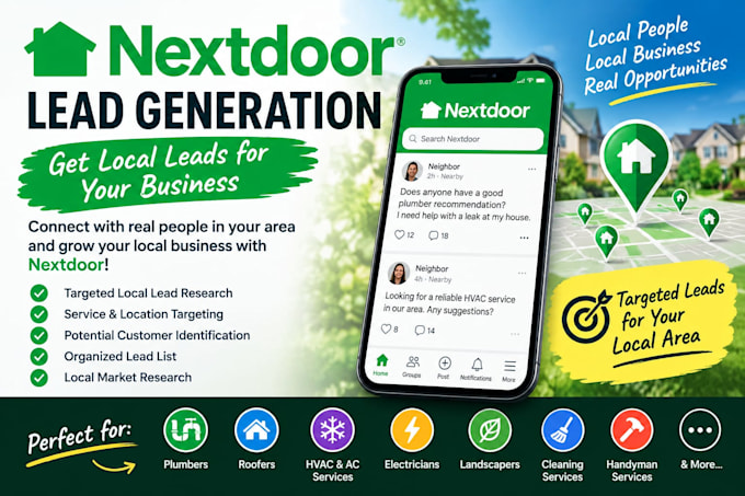 do next door lead generation for local business and targeted leads