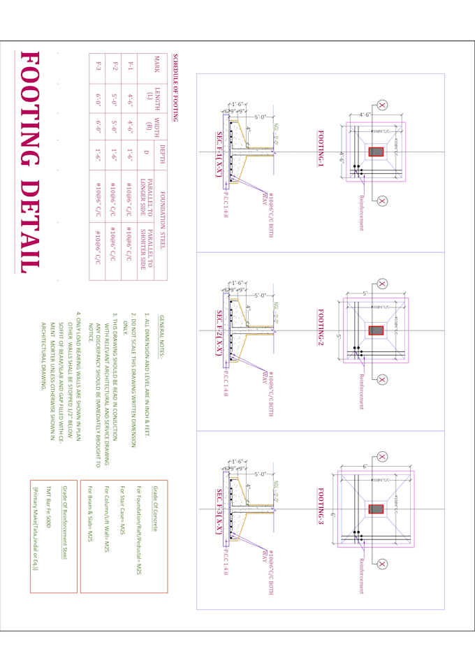 design rcc structural drawings for residential buildings
