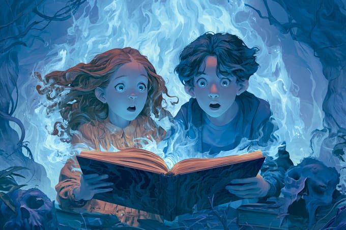 children book cover and children book illustrations