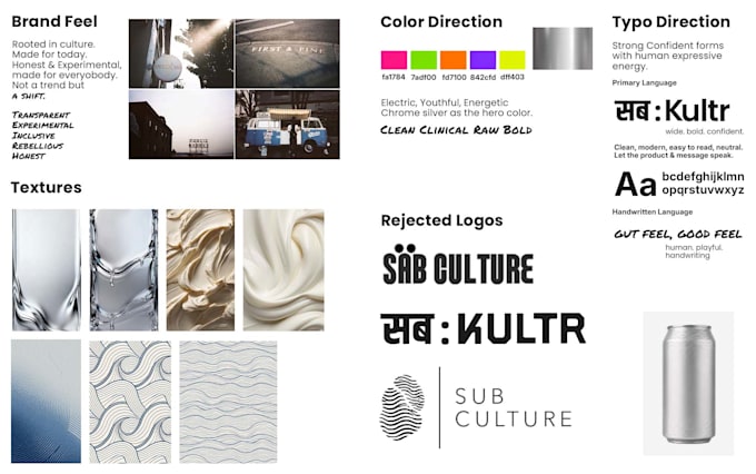 create brand identities and packagings