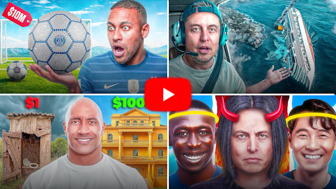 design high CTR youtube thumbnails
