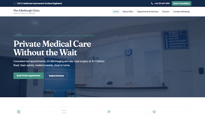 create a premium modern website design and development