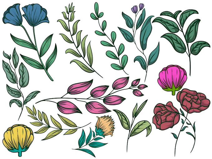 create hand drawn seamless patterns, textile prints and monograms