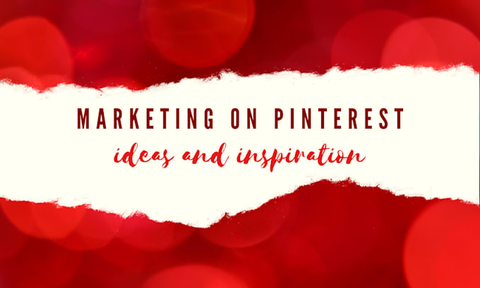 be your pinterest marketing manager for organic growth and SEO