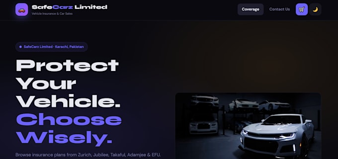 build a modern responsive full stack website