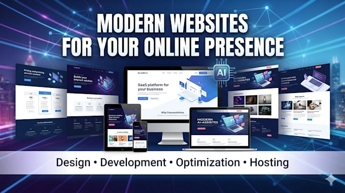 create a modern website using ai tools