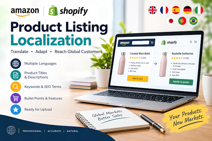 translate and localize your amazon shopify product listing