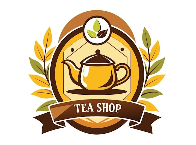 make green tea or milk tea logo for your restaurant design