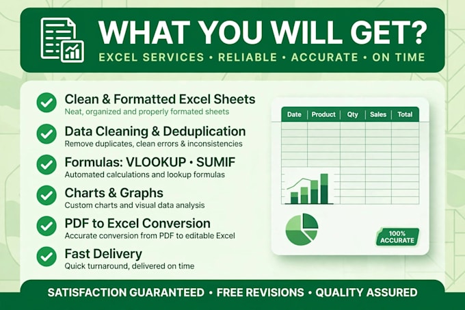 do excel data entry, data cleaning, typing and formula work