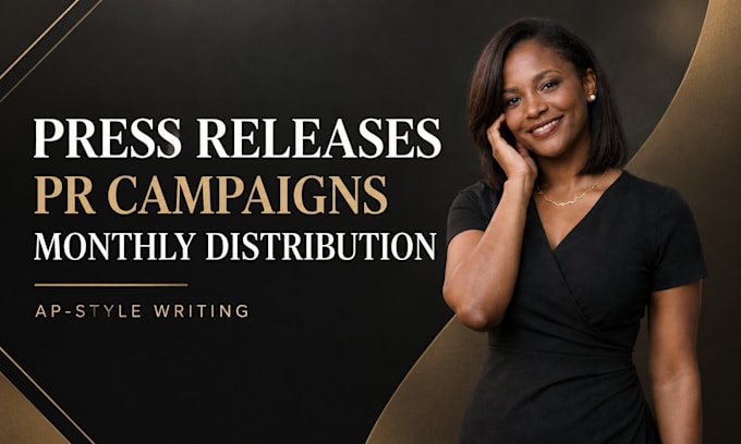 write press release campaigns and run your monthly pr distribution