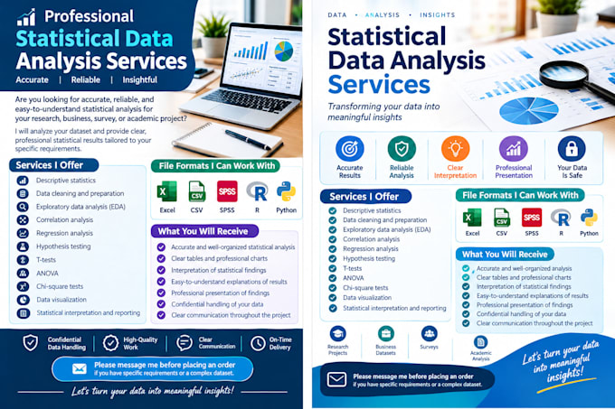 perform statistical analysis and interpret your data