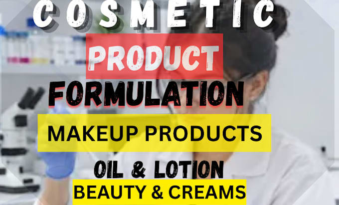 formulate cosmetics, creams and lotions