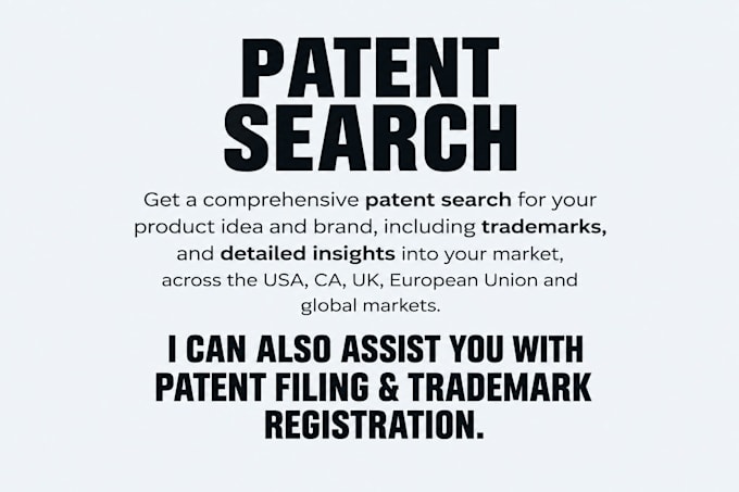do amazon patent search patent check, trademark search with comprehensive report