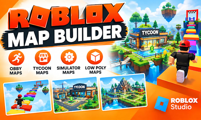 roblox map builder obby map tycoon map simulator map roblox studio low poly map