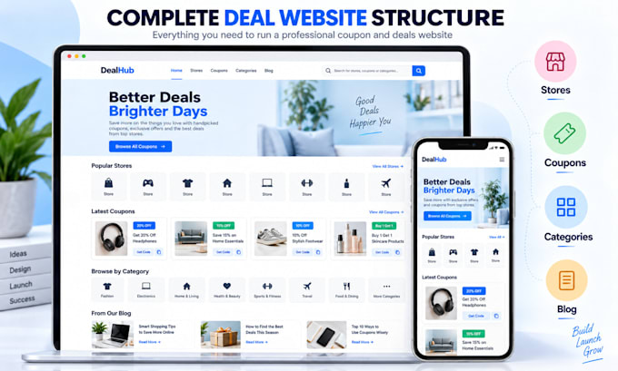 build a wordpress affiliate coupon and deals website