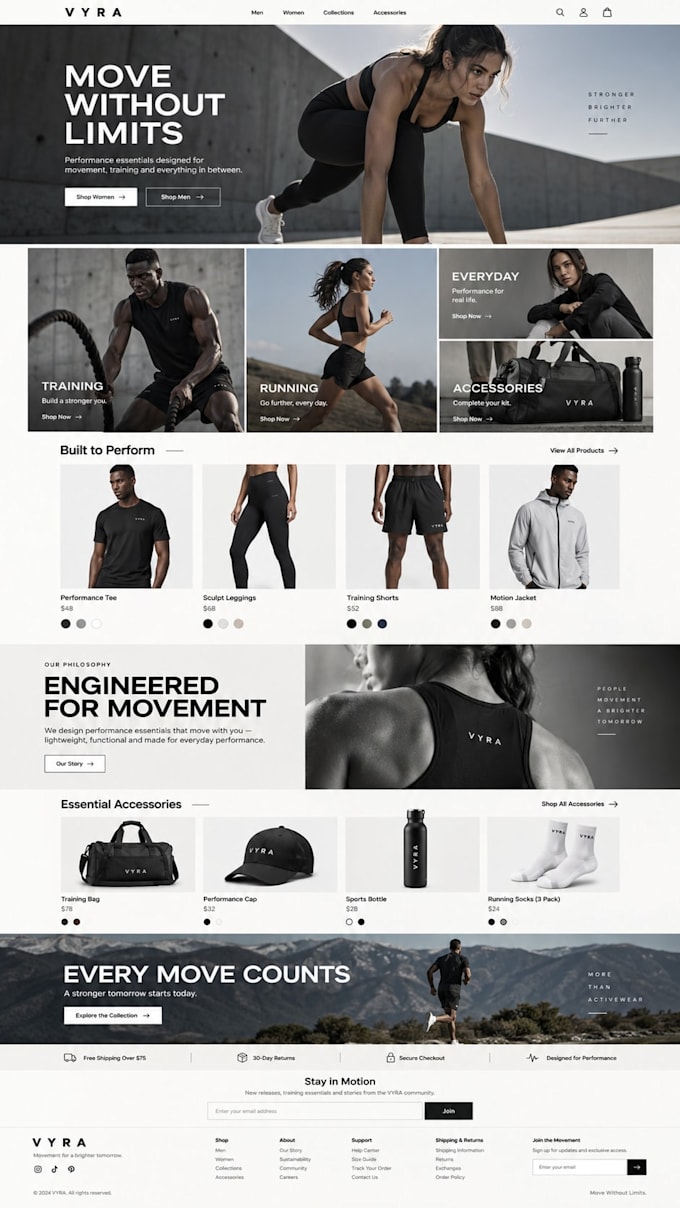 design a professional shopify homepage or redesign it