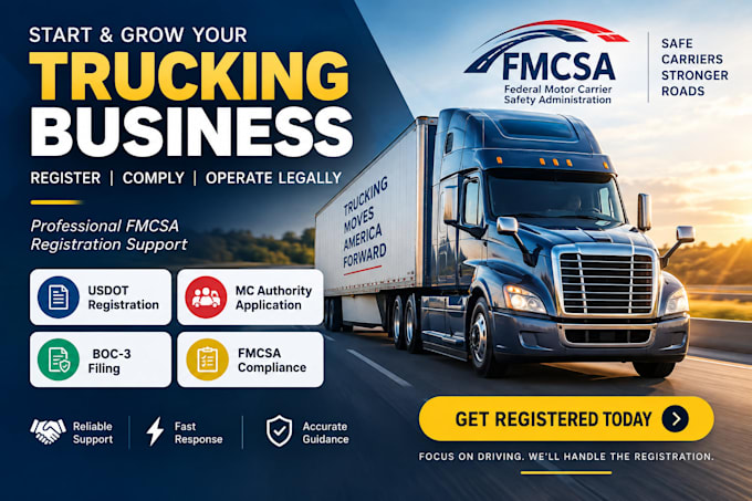 do dot, mc number, truck registration and fmcsa compliance