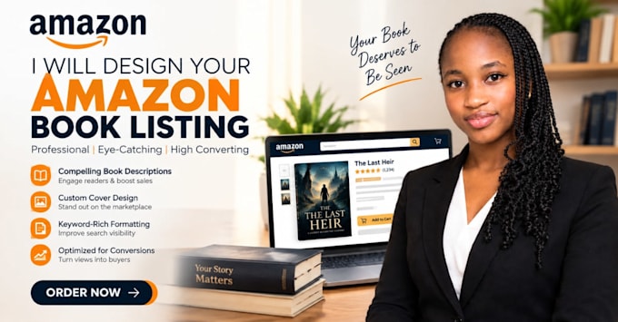 design a high converting amazon listing with SEO