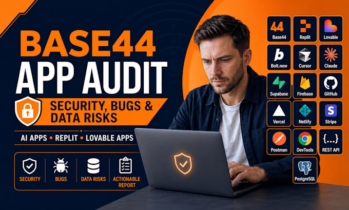 base44 app audit for security bugs and data risk in ai apps replit lovable apps