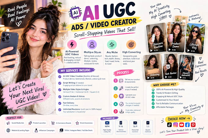 create ai ugc video ads and virtual spokesperson videos for your brand