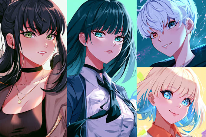 create a custom anime character illustration