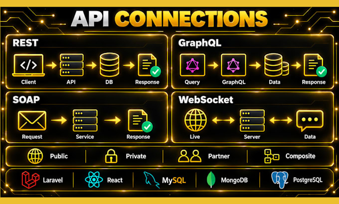 do API intergration and development, fix API and connect third party api service