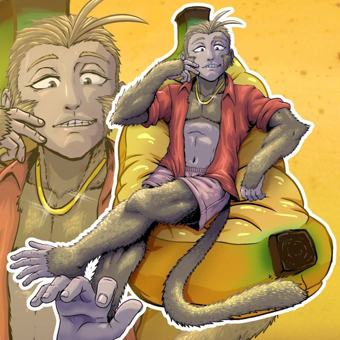 draw dnd and ttrpg character illustration anime style