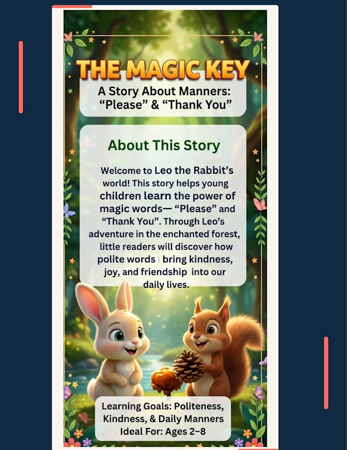 write a fun, educational and moral story for children