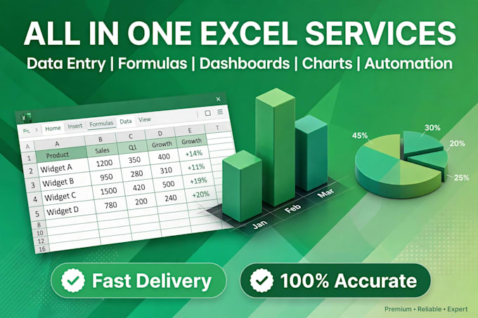 do professional excel data entry and spreadsheets