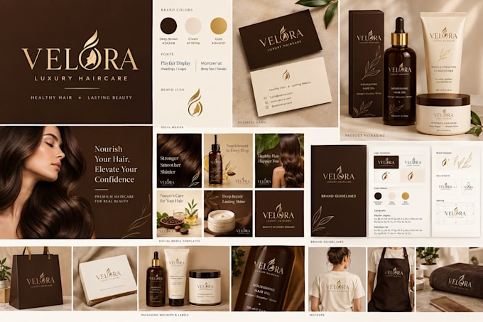 design a luxury brand identity and logo