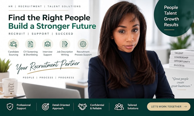 provide professional HR and recruitment support