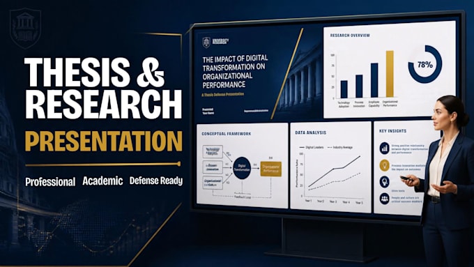 design academic research thesis defense presentation