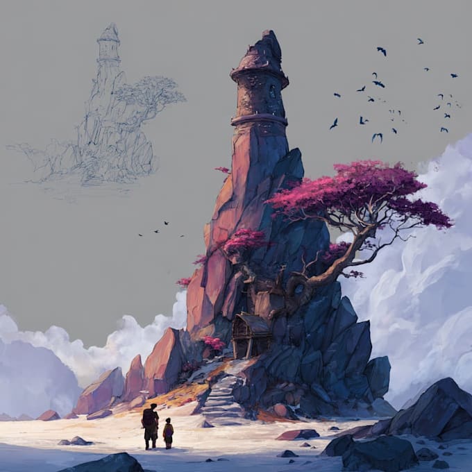 create 2d environment and game background for you