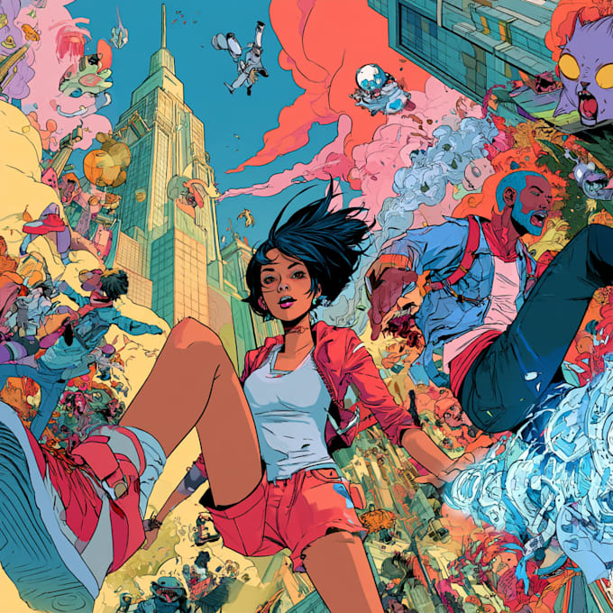 draw comic book and graphic novel