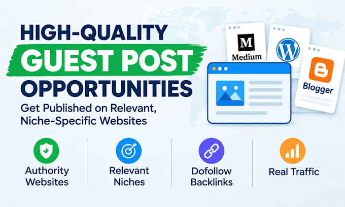 do professional SEO guest post outreach and link building