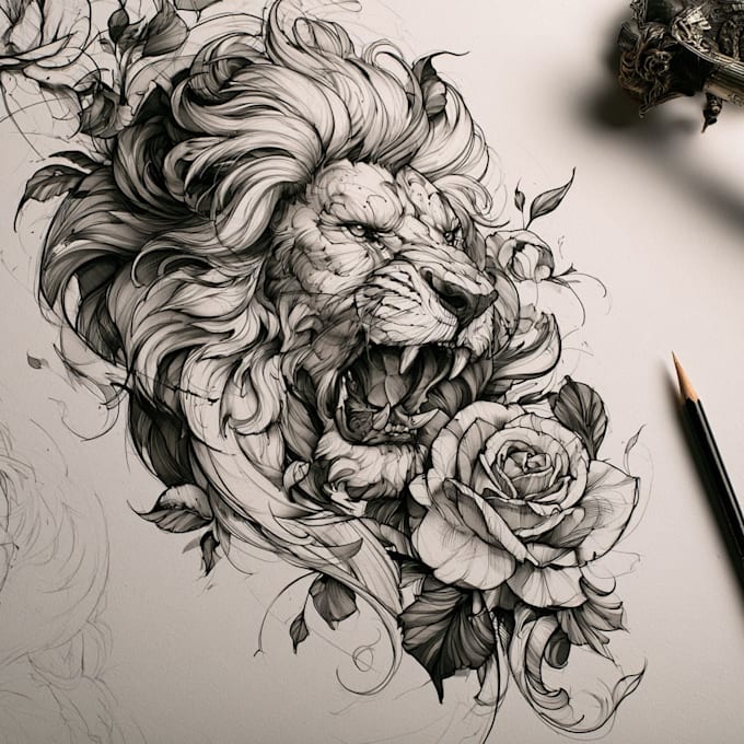 design professional tattoo and custom tattoo