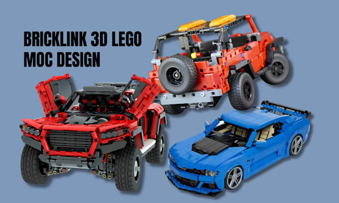 3d lego model lego technic lego car lego moc bricklink studio pdf instructions