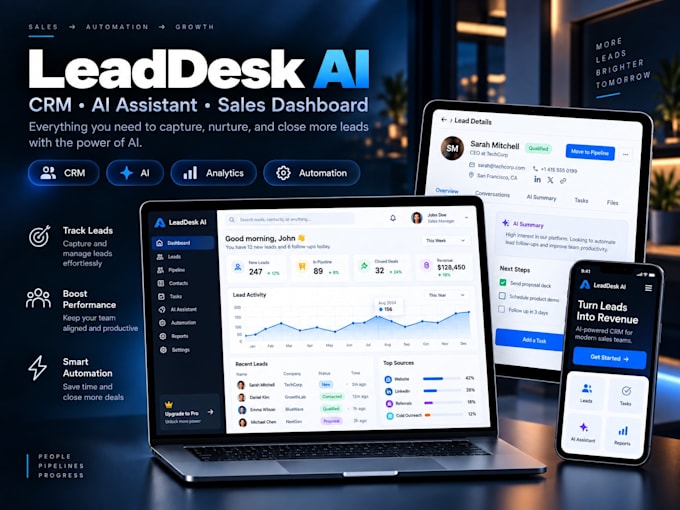 build a custom web app, dashboard, or business platform