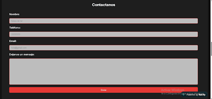 a landing page with HTML and CSS